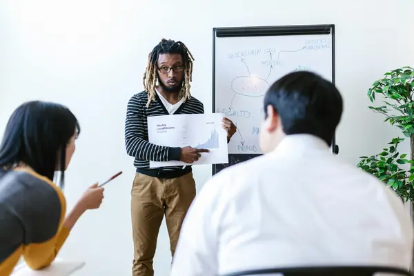 Students learning about crypto